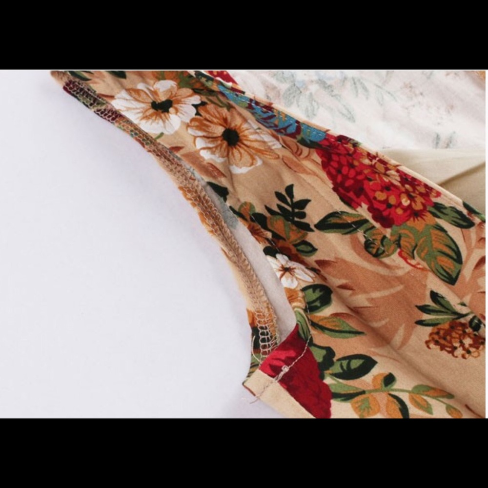 💐 Rockabilly Floral Swing Ball Dress - Picture 5 of 8